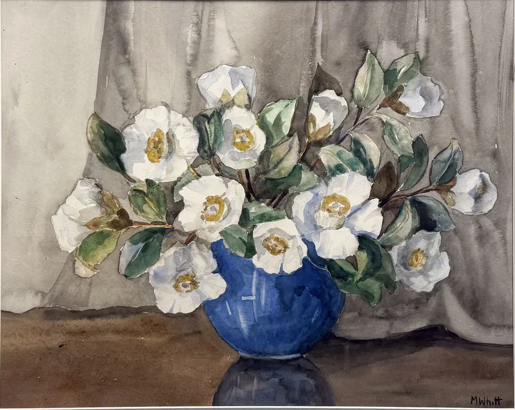 Margaret Whitt - Floral Study - Watercolour Image 1++