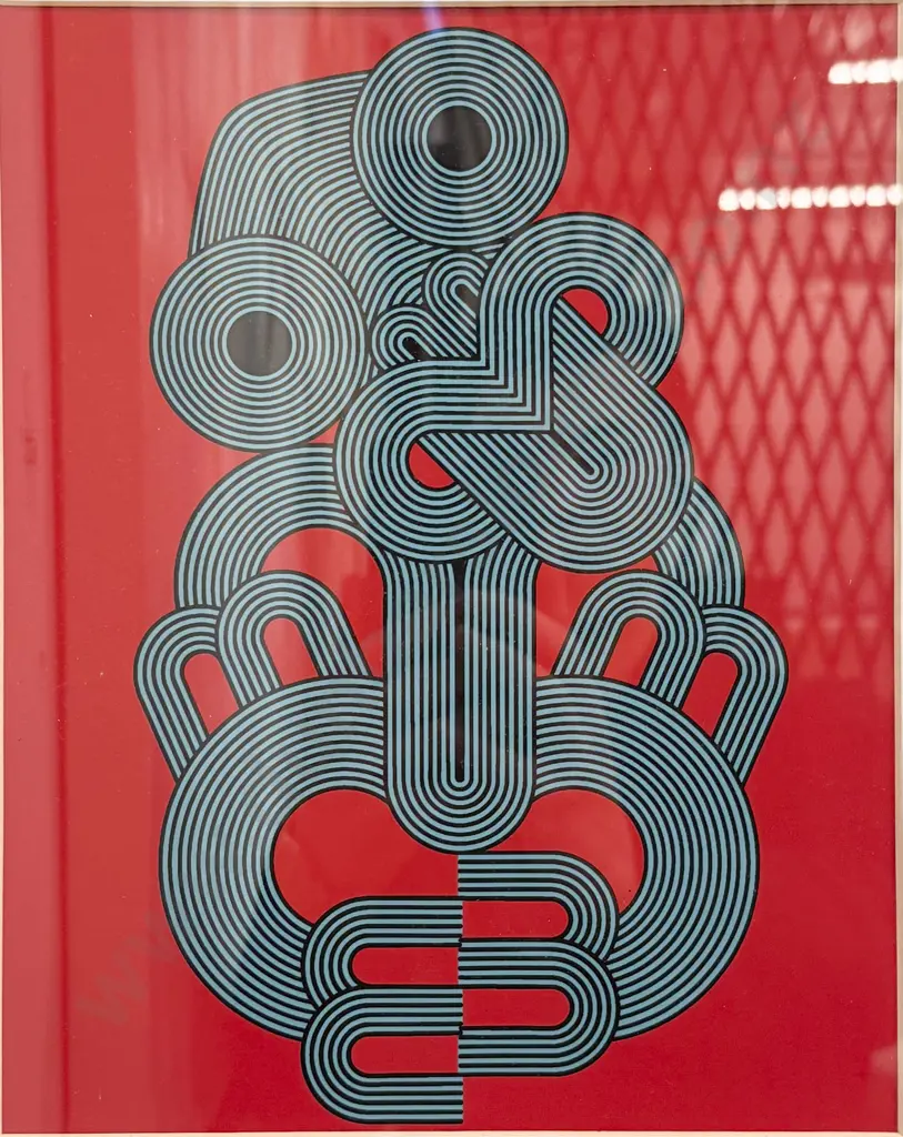 Totaea Rendell - Red Tiki - Limited Edition Print Image 1++