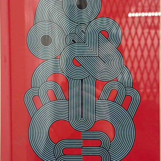 Totaea Rendell - Red Tiki - Limited Edition Print