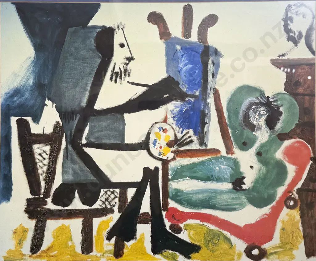 Pablo Picasso - Le Peintre et Son Modele - Digital Print Image 1++