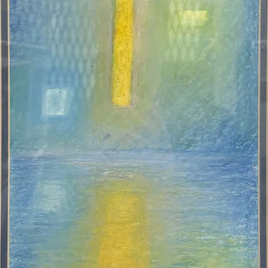 Mark Hutchin - Window I - Pastel on Paper