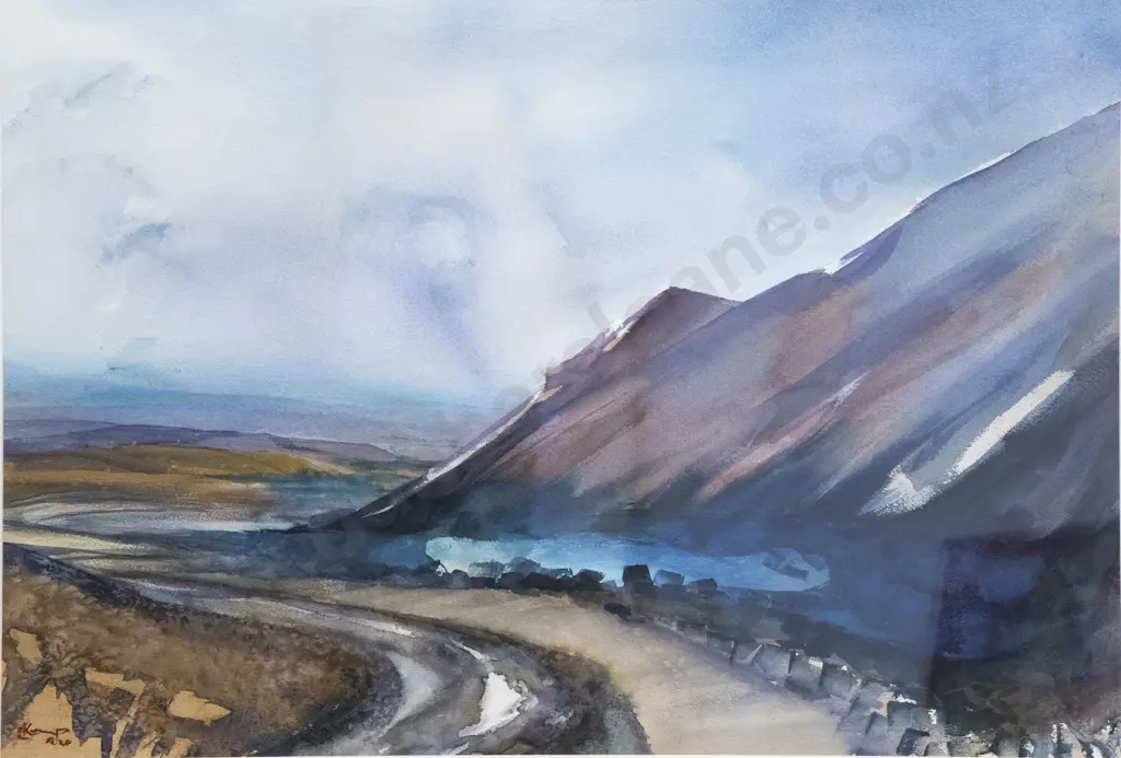 Libby Kemp - Whakapapa, Watercolour on Paper, signed Image 1++