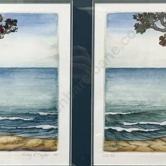 Mary E Taylor - Summer Days I & II - Limited Edition 125/150 Etchings