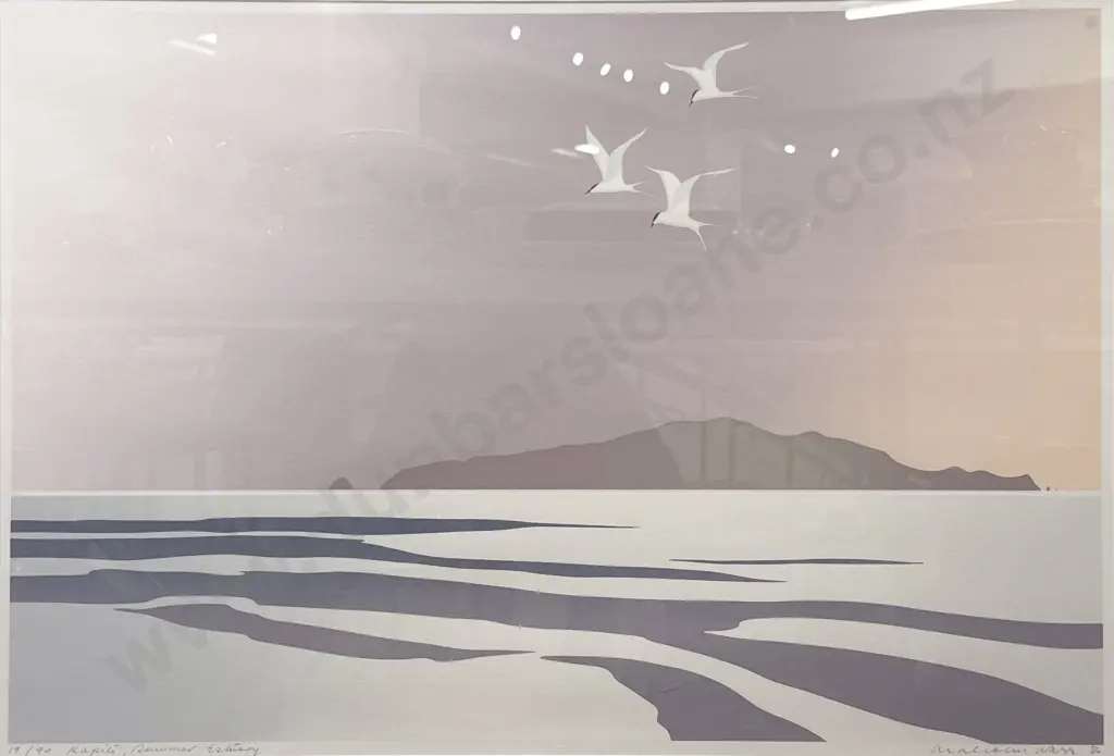 Malcolm Warr - Kapiti Summer Estuary - Limited Edition Print Image 1++