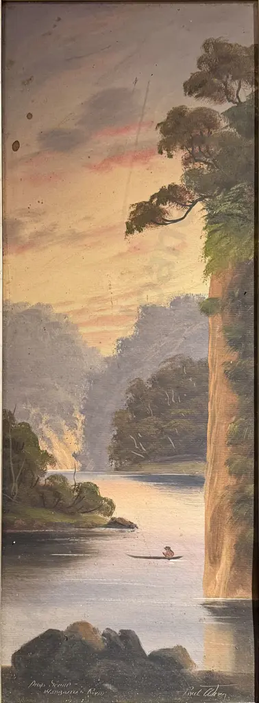 Two Colonial Oils by Paul Wren Image 1++