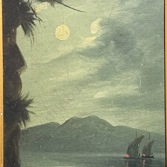 Two Colonial Oils by Paul Wren