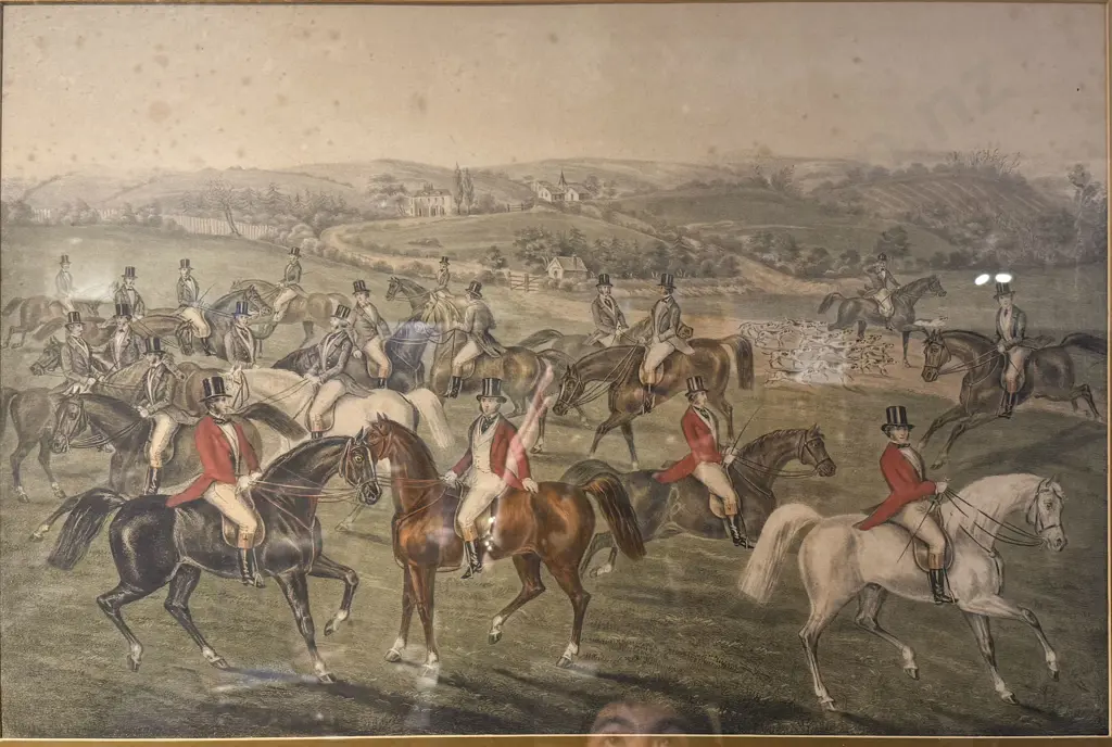 Vintage Hunting Print Image 1++