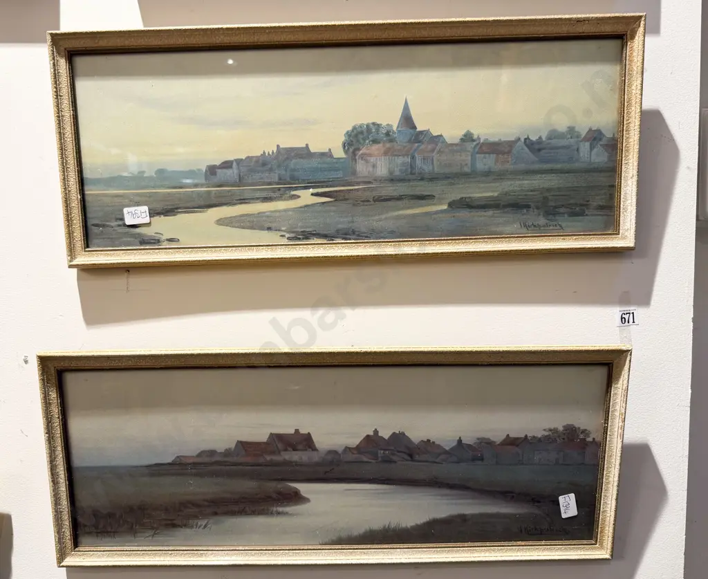 I. Kirkpatrick - Pair of Landscape Prints Image 1++