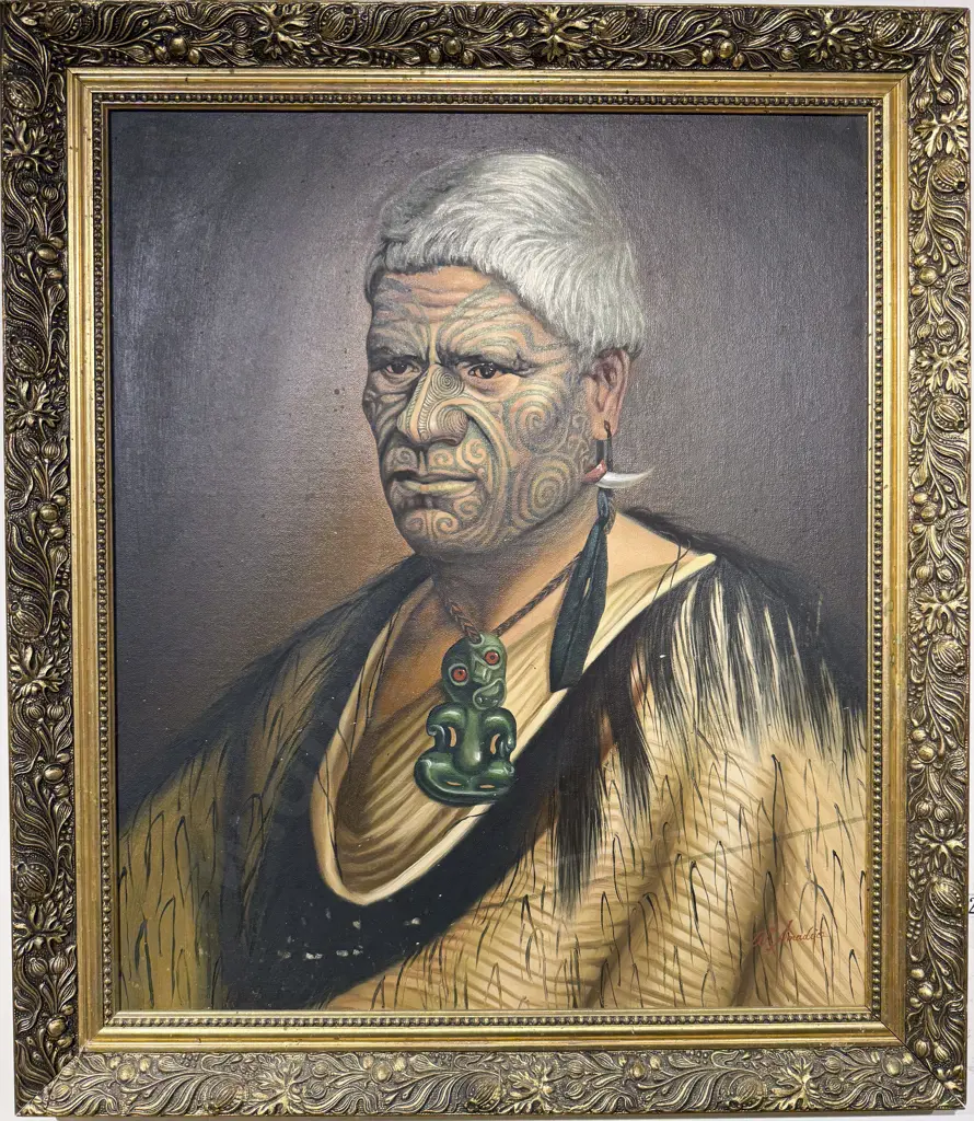 W. Amadio (American)  - Haora Tipa Koinaki - (After the original by Gottfried Lindauer) Image 1++