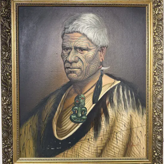 W. Amadio (American)  - Haora Tipa Koinaki - (After the original by Gottfried Lindauer)