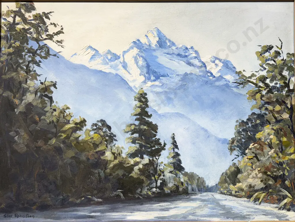 Star Robertson - Mount Tuawhaiki - Oil on Board Image 1++