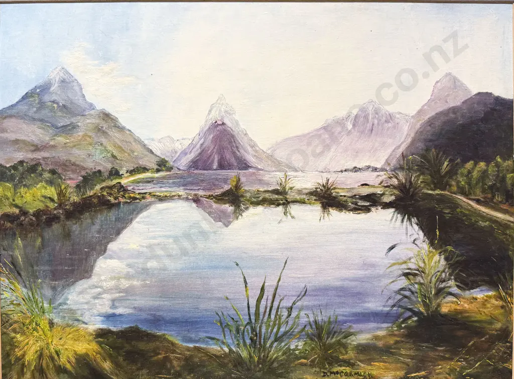 D. McCormack - The Arthur Valley - Oil on Board Image 1++