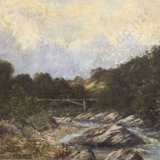 E. W. Walden - Leith Valley Dunedin - Oil on Canvas