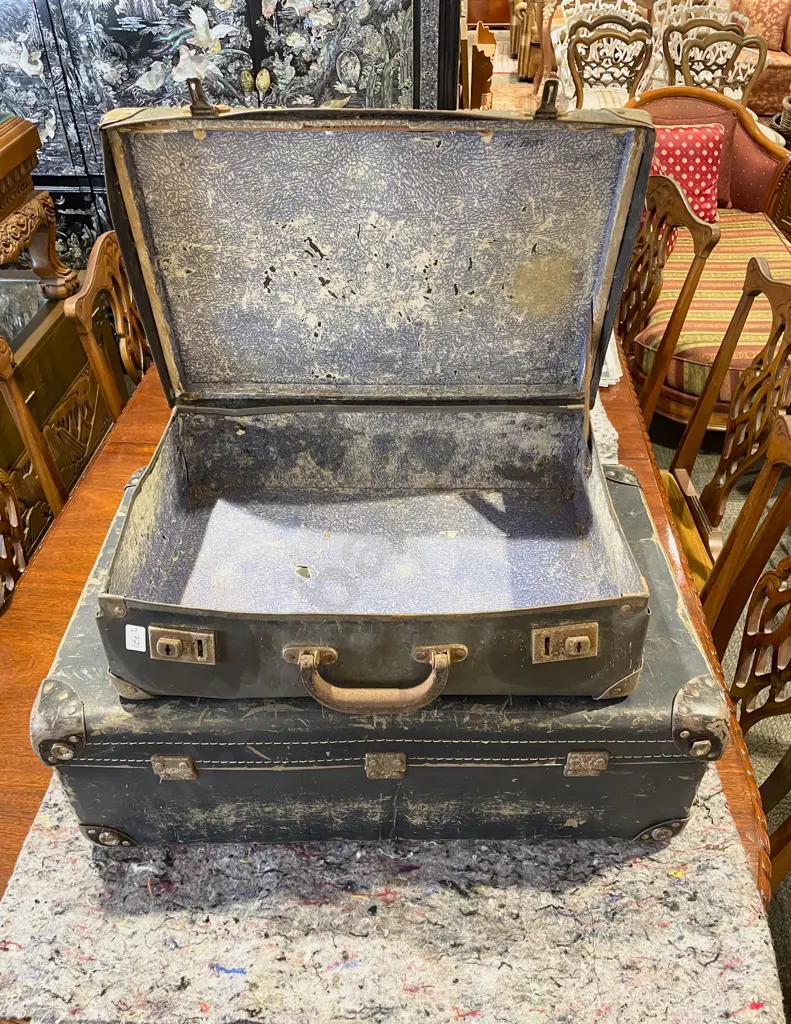 Two Vintage Suitcases Image 1++
