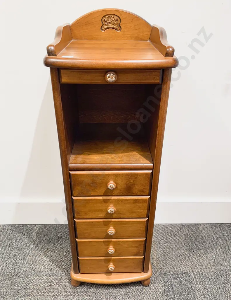 Slender Bedside Table Image 1++