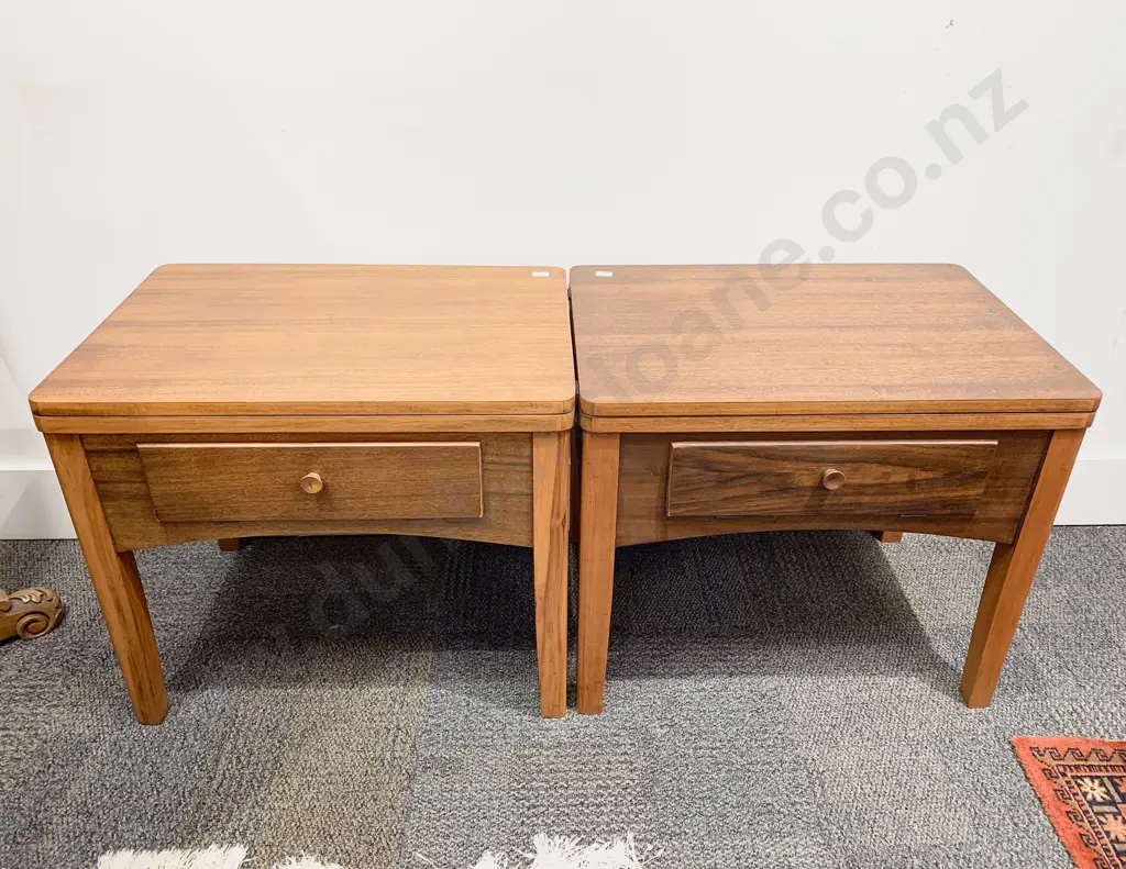 Pair of Foldover Sewing Tables Image 1++