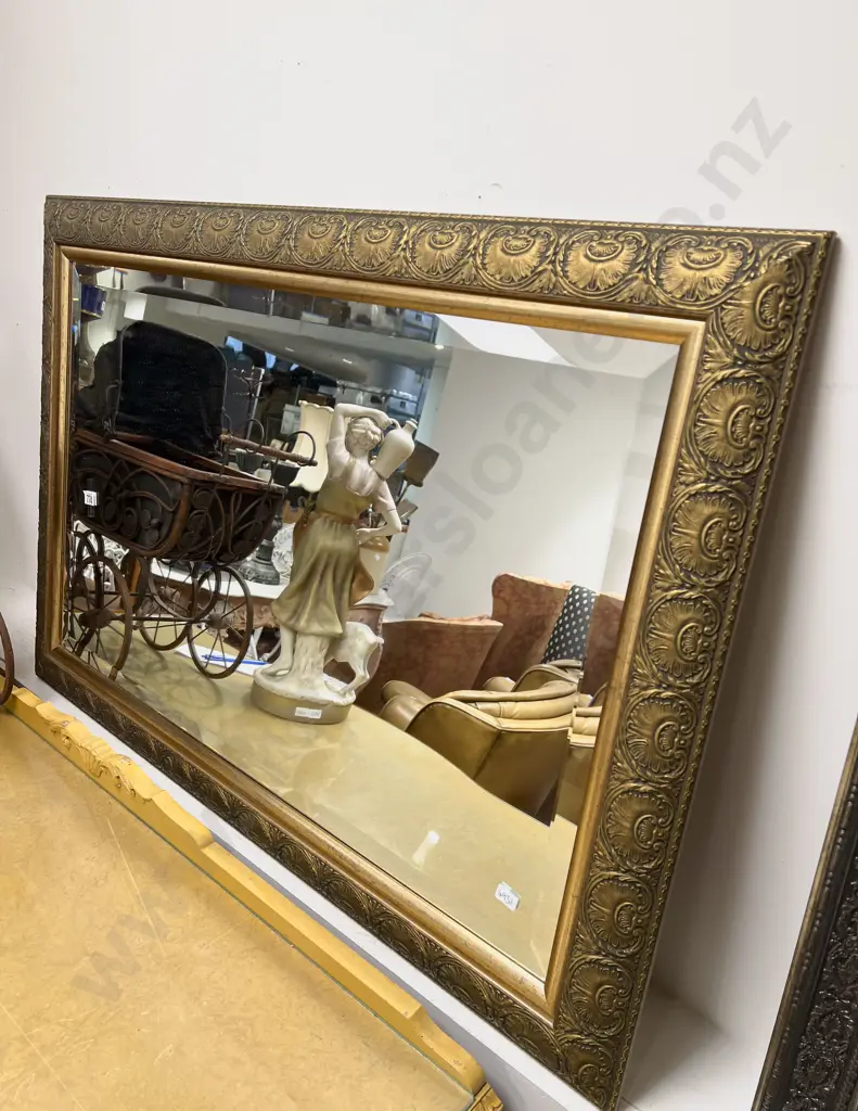 Bevel Edge Rectangular Wall Mirror Image 1++