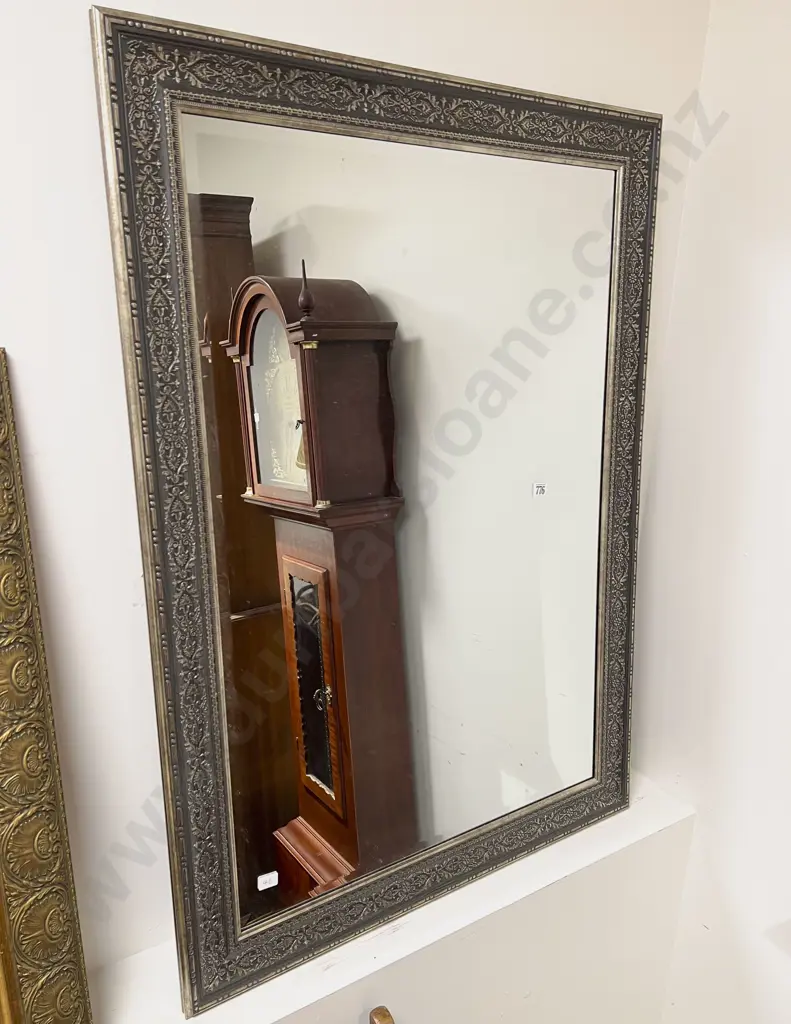 Ornately Framed Rectangular Wall Mirror Image 1++
