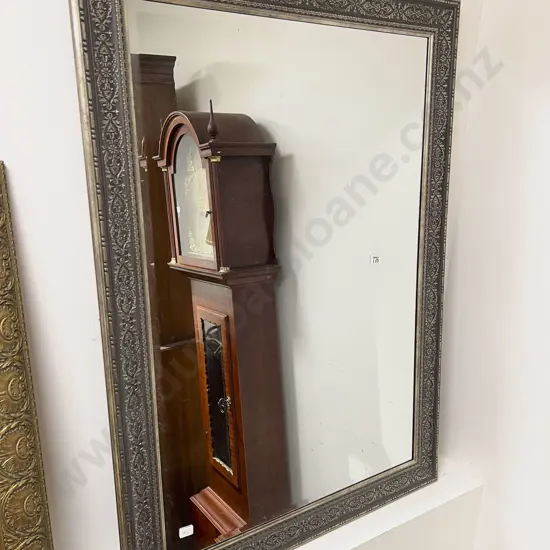 Ornately Framed Rectangular Wall Mirror