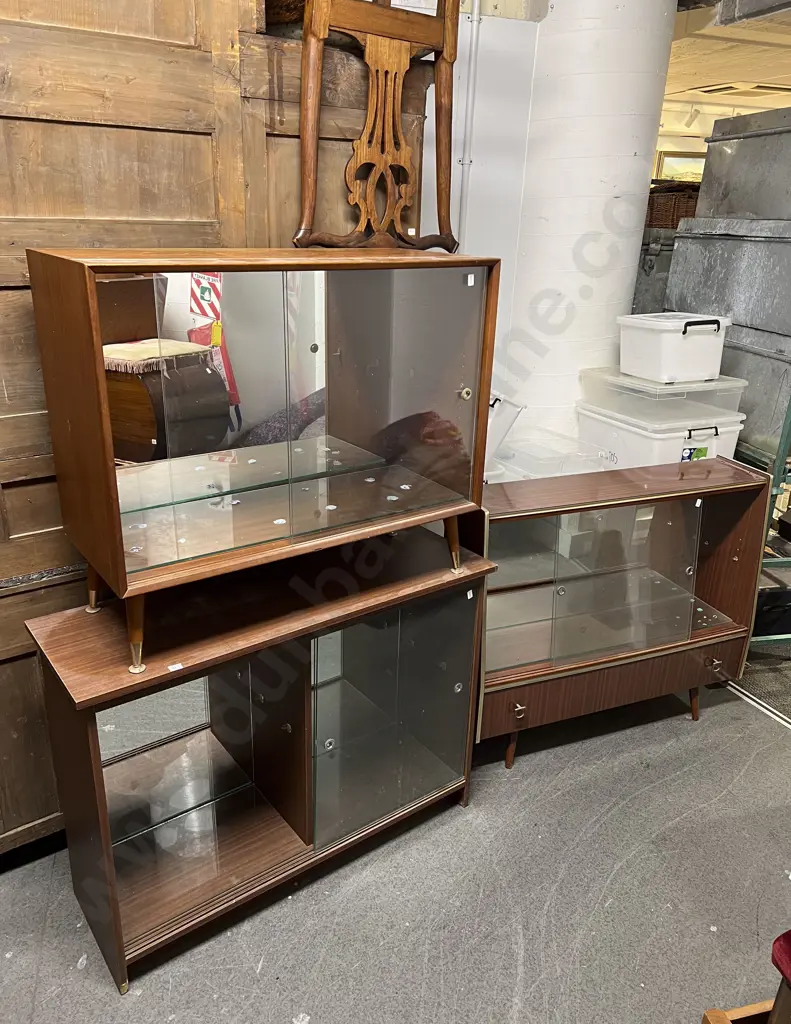 Two Mid C20th China Cabinets and other China Cabinet Image 1++