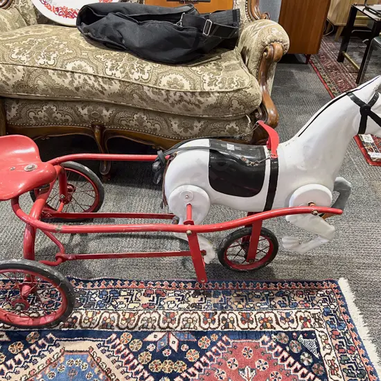 Vintage Children's "Horse Drawn" Pedal Trike