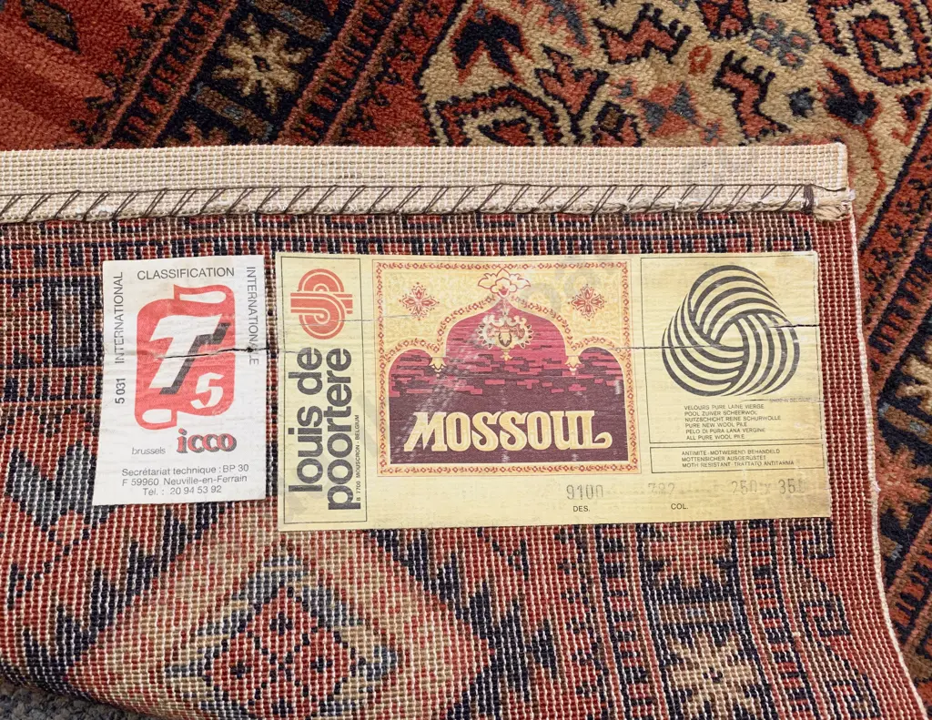 Mossoul Designed Large Persian Style Floor Rug Image 1++