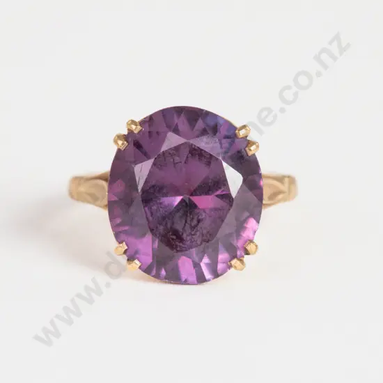 9ct Single Stone Alexandrite Dress Ring
