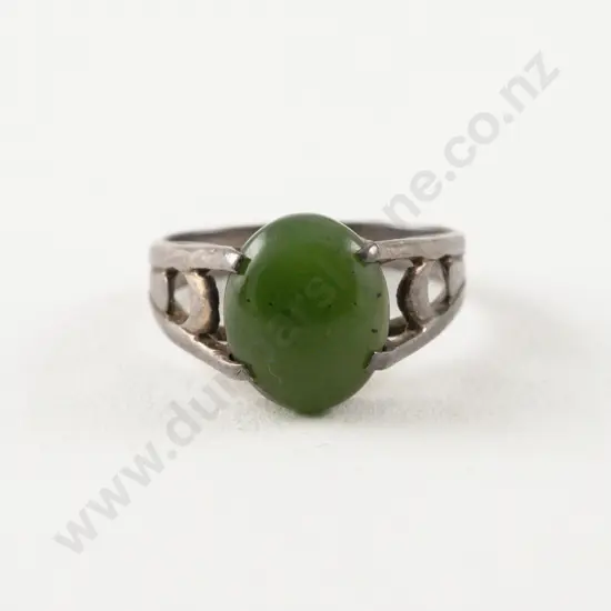 S/S Single Greenstone Dress Ring