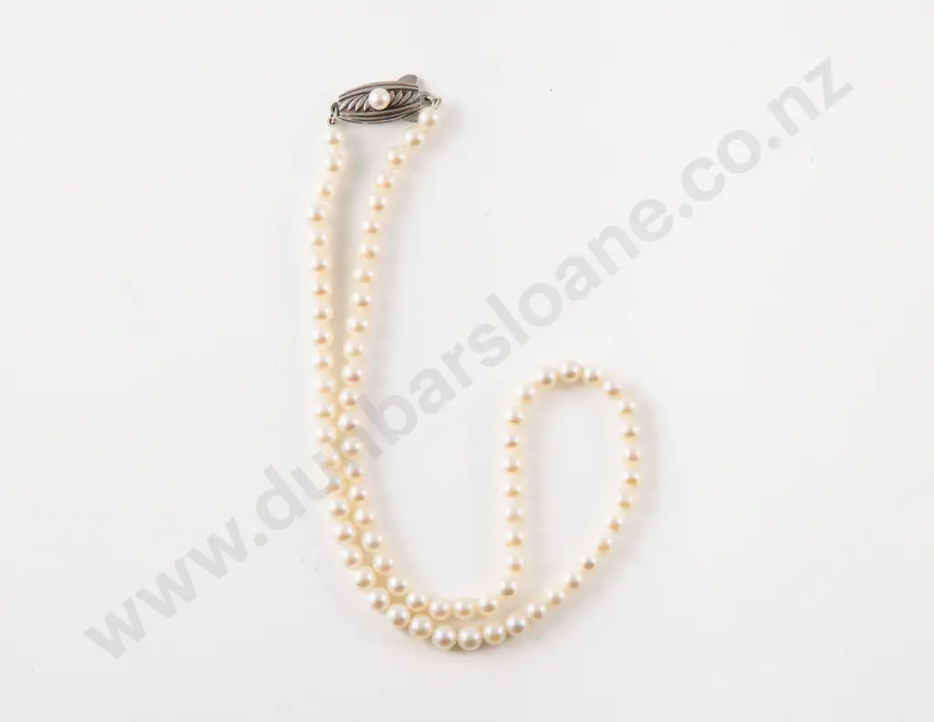 Mikimoto Single Strand Uniform Cultured Pearl Necklace Image 1++