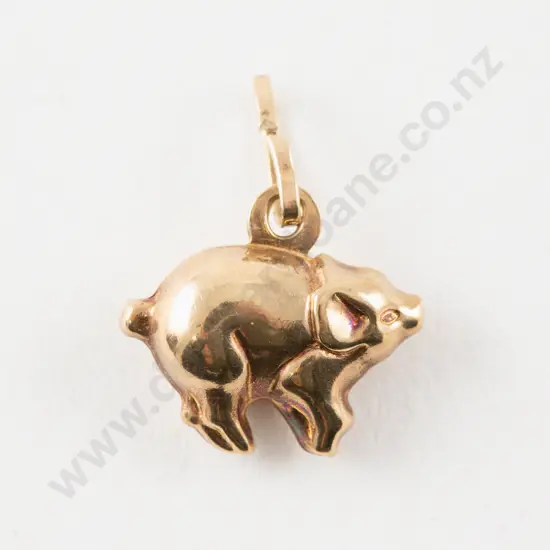 9ct Pig Charm