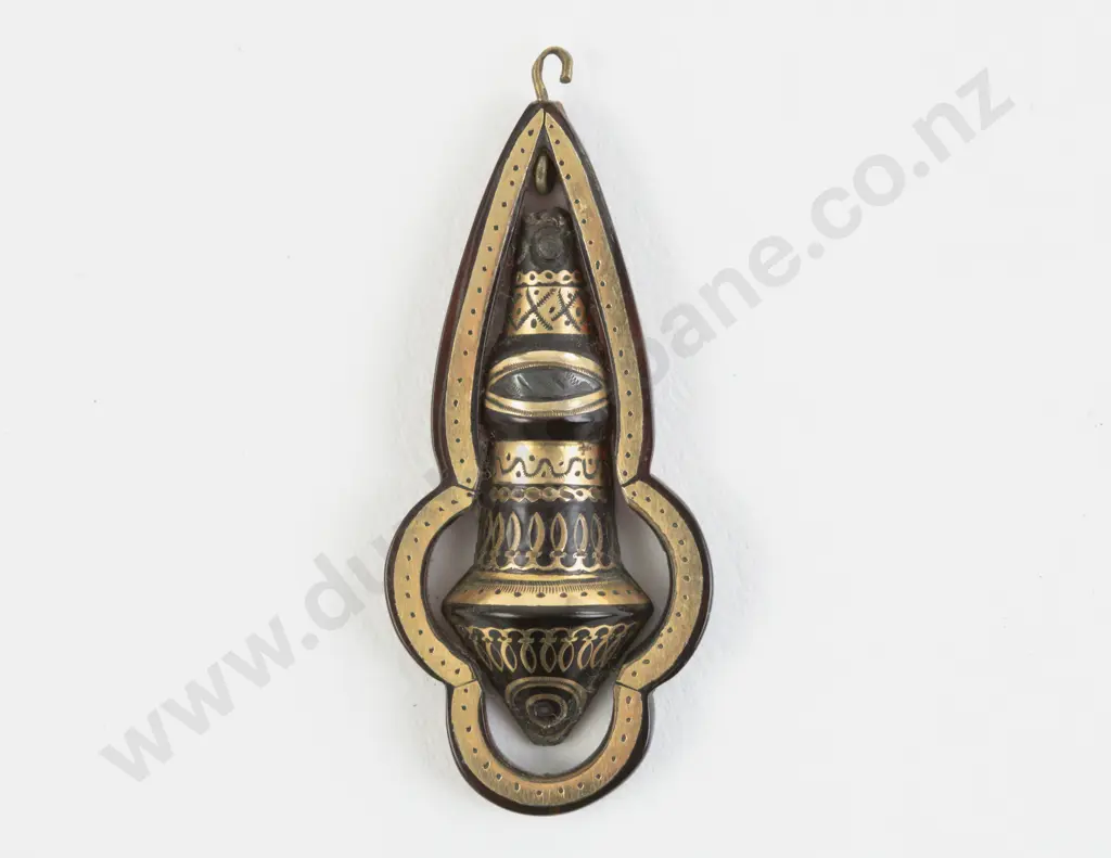 Victorian Tortoiseshell Pique Pendant Image 1++