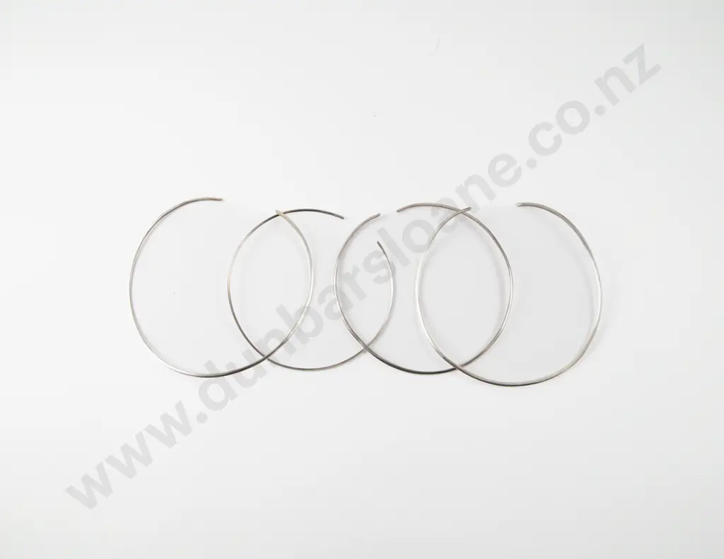 Four Sterling Silver Chocker Necklaces Image 1++