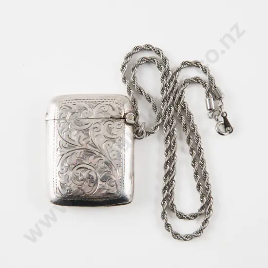 S/S Engraved Vesta Case