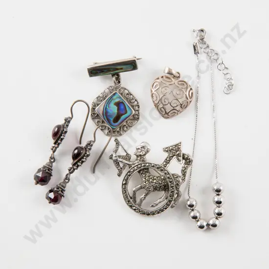 Collection of Assorted Sterling Silver Jewellery