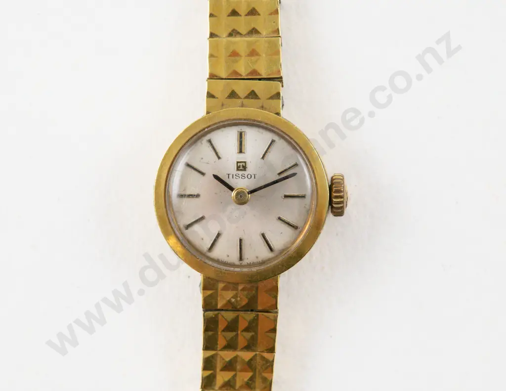 Vintage Gold Plated Tissot Ladies Wrist Watch Image 1++