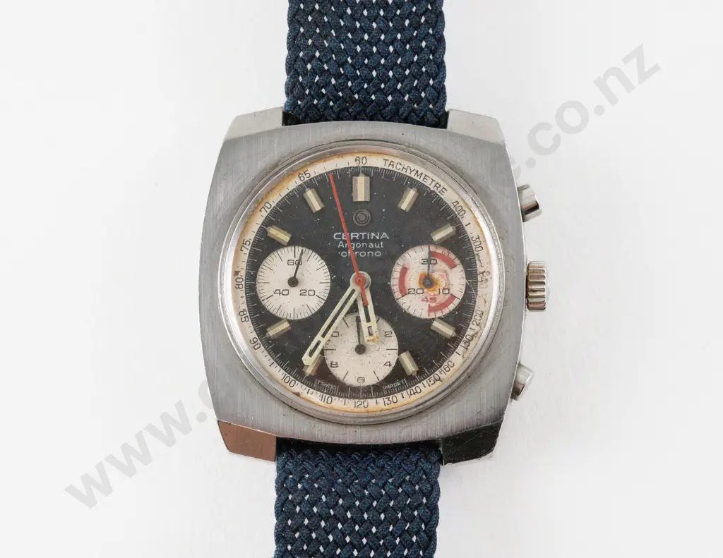 Vintage Certina Argonaut Chronograph Gents Wrist Watch Image 1++