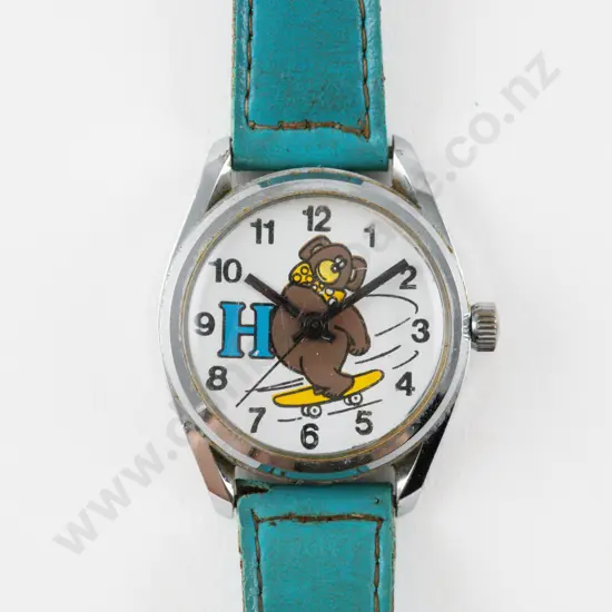Vintage Hudson Cookie Bear Wrist Watch
