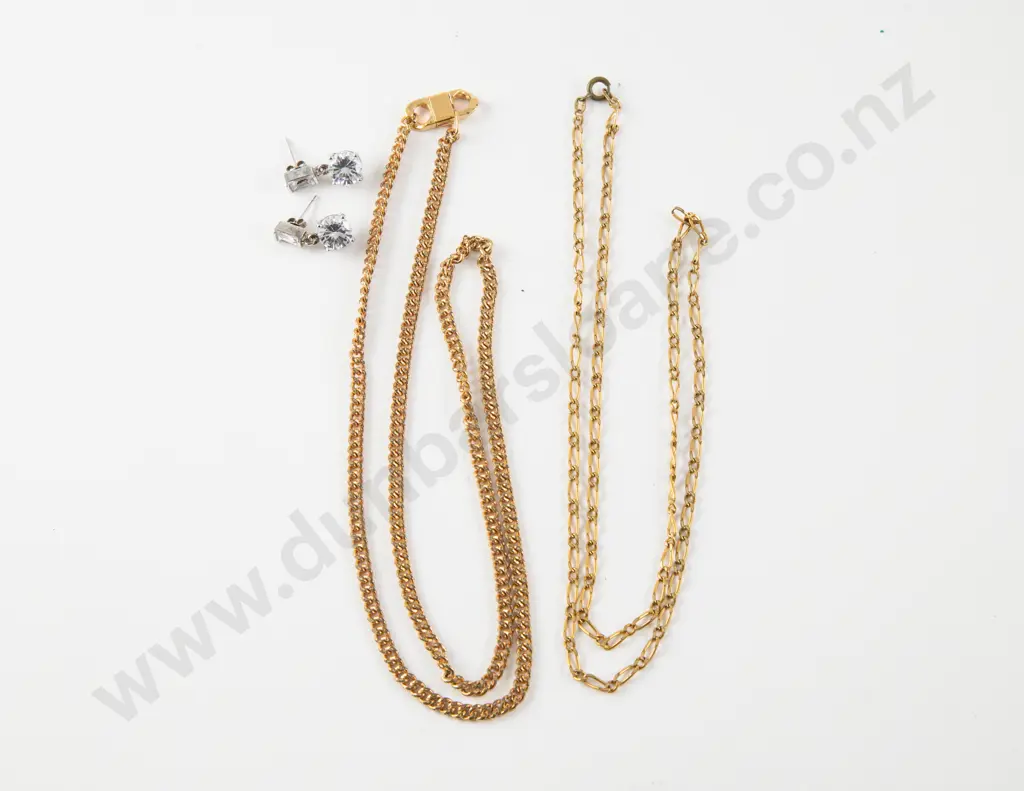 Pair S/S Two Stone Crystal Pendant Drop Earrings Image 1++