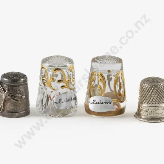 Four Thimble Guild Thimbles