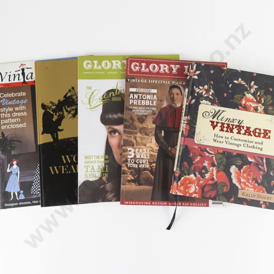 Five Various Books Relating to Fashion