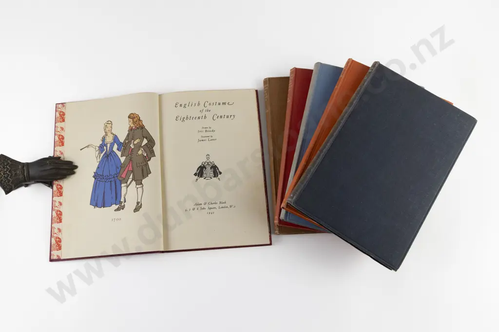 Six C18th English Costume Books Image 1++