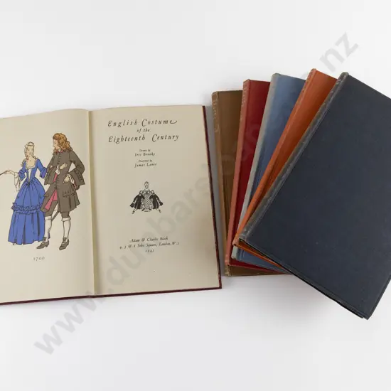 Six C18th English Costume Books