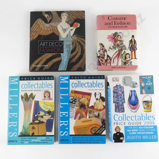Five Books Relating to Fashion and Collectables