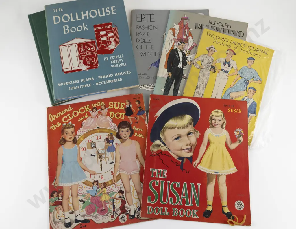 Seven Magazines and Books Relating to Fashion and Dolls Image 1++