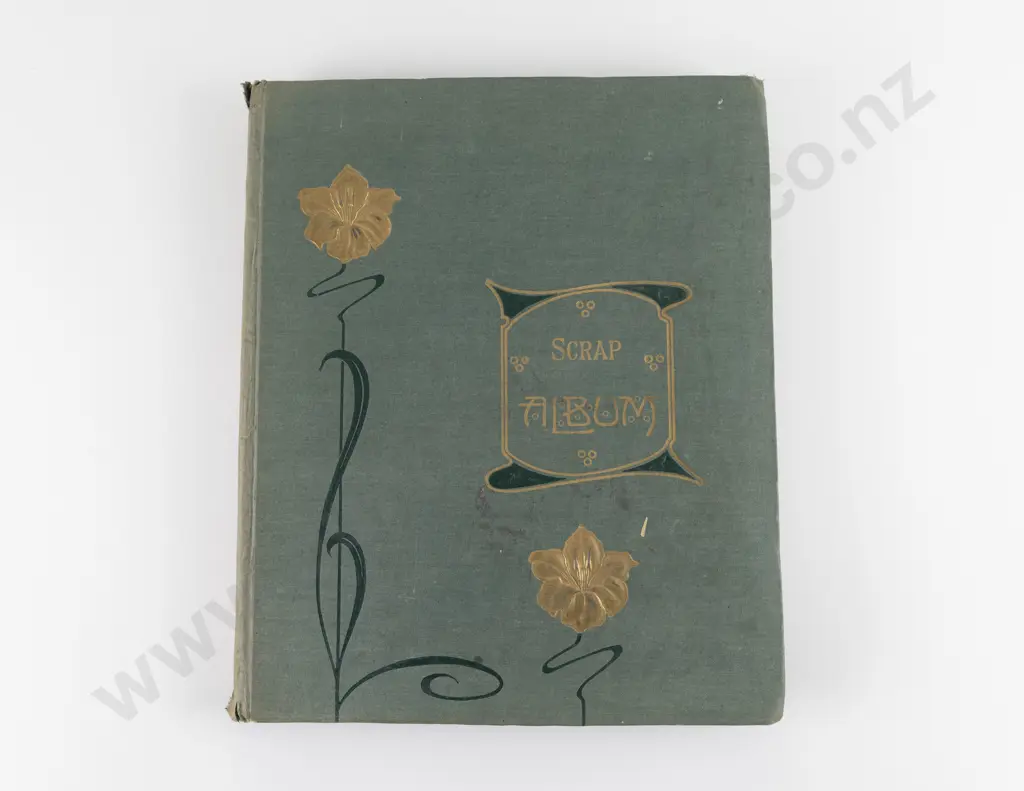 C1920's Scrap Book and Magazine Cut Outs Album Image 1++