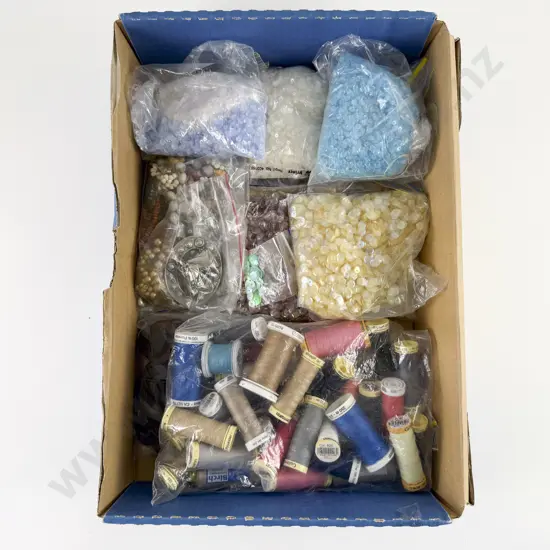 Small Quantity Vintage Sequins Buttons and Cottons