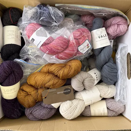 Quantity of Assorted Wool Yarn
