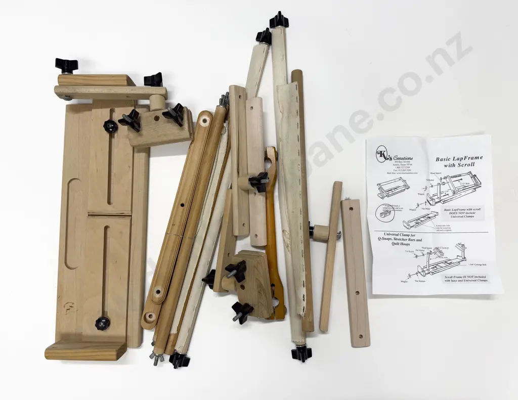 Wooden Lap Frame with Scroll and Other Small Frame Image 1++