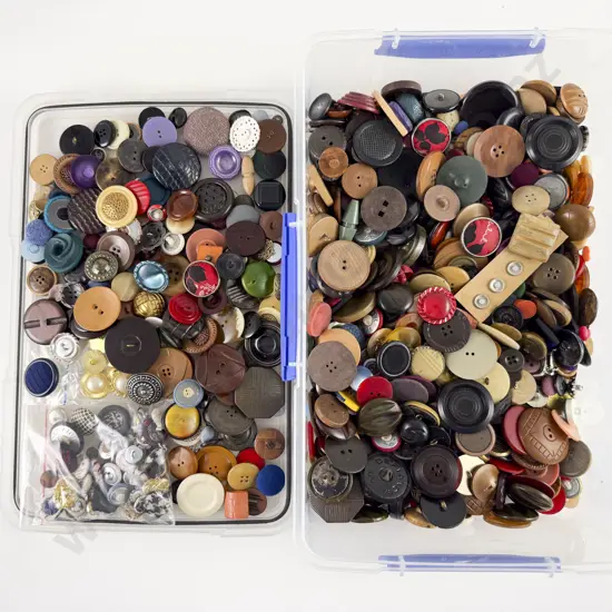 Large Quantity of Vintage Buttons