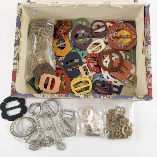 Vintage Quantity of Various Belt Buckles